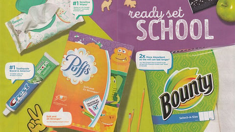 P&G 'Ready Set School' FSI